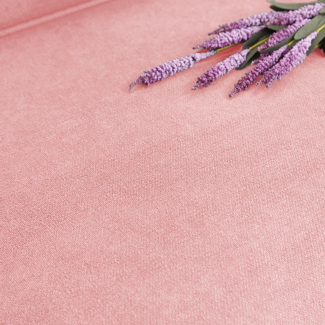 Alt view image 6 of 7 - 83.86 Inch Fabric Sofa, Compressed Couch Seater Sofa Furniture for Living, Pink, Ice and Snow Velvet Fabric