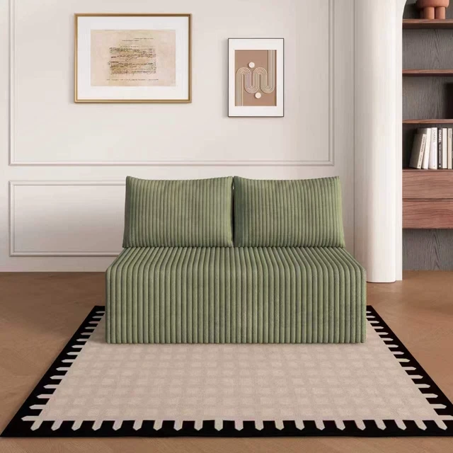 Main image of Modular Sectional Sleeper Sofa, Corduroy Cloud Couch for Living Assembly Required, Army Green, Foam