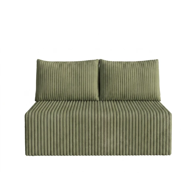 Alt view image 2 of 5 - Modular Sectional Sleeper Sofa, Corduroy Cloud Couch for Living Assembly Required, Army Green, Foam