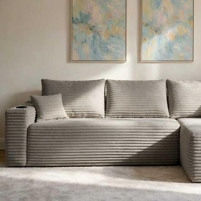 Alt view image 3 of 4 - Seater, Coffee, Fabric, Foam and Spring, Sofas