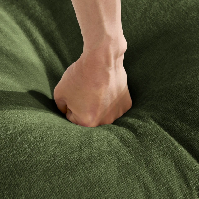 Alt view image 5 of 7 - Armless Sofa Chenille Fabric Pillows, Green