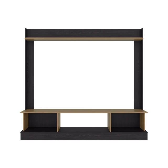 Alt view image 5 of 7 - TV Entertainment Center Media Console with Storage, Wenge, Particle Board, TV Entertainment Furniture