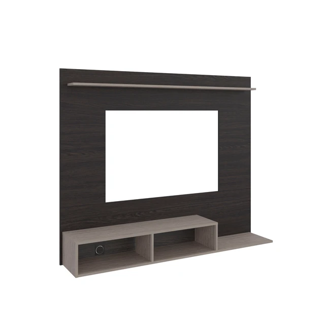 Alt view image 4 of 7 - Positano TV Entertainment Center Media Console with Storage, Wenge, Particle Board, TV Entertainment Furniture