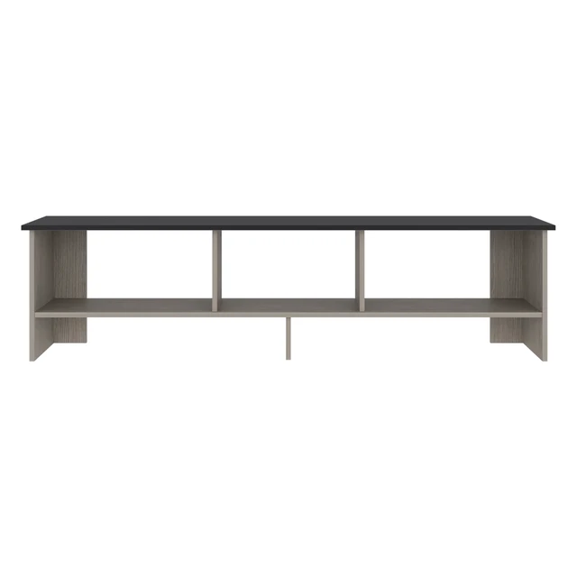 Alt view image 4 of 6 - Positano TV Stand with Open Storage Shelf, Wenge, Particle Board, TV Entertainment Furniture
