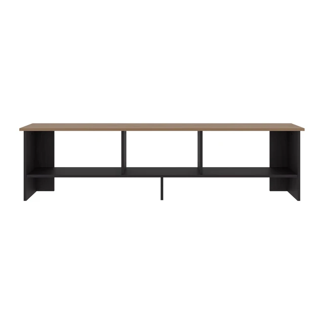 Alt view image 4 of 6 - TV Stand with Open Storage Shelf, Wenge, Particle Board, TV Entertainment Furniture
