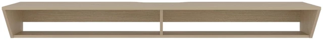 Alt view image 5 of 6 - Cartagena 2 Shelf TV Stand, Grey, Particle Board, TV Entertainment Furniture