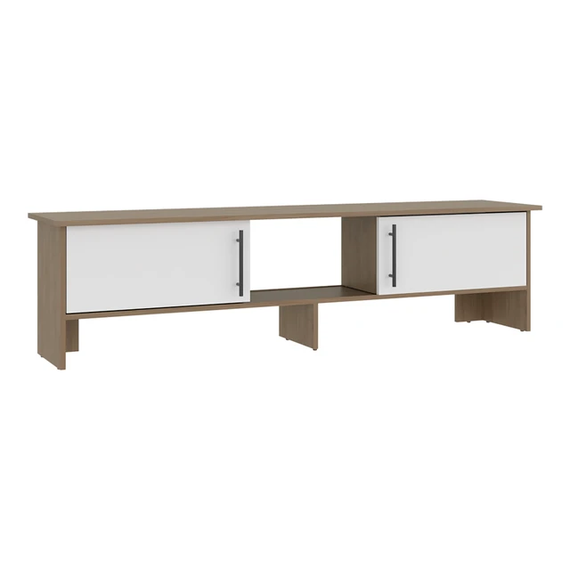 Alt view image 5 of 7 - TV 65 Inch Stand with Storage Cabinets, Media Console Entertainment Center with Open Shelves for Living, White