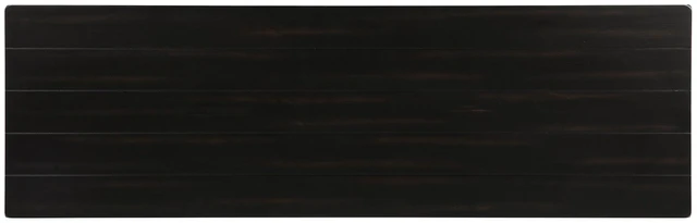 Alt view image 6 of 7 - Entryway Sofa Console Table, Distressed Java, Distressed Black, Engineered Wood and Pine
