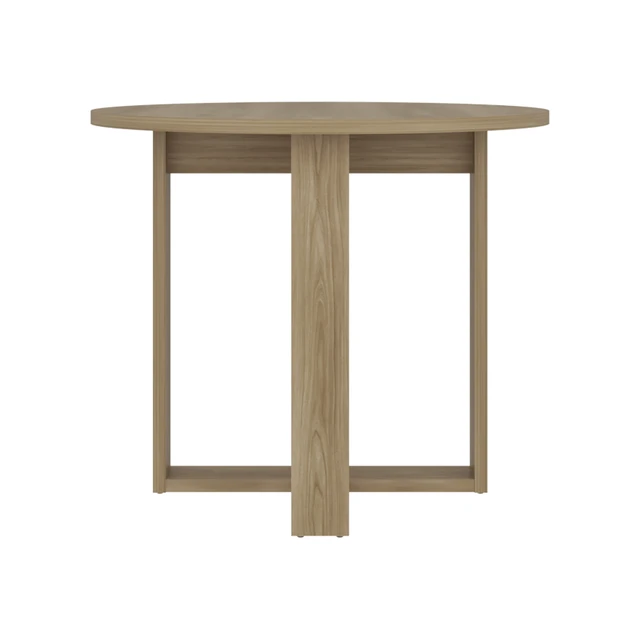 Alt view image 5 of 7 - Hudson Round Dining Table, Kitchen and Dining Table, Natural, Particle Board
