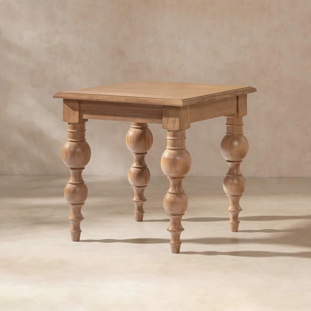Main image of 24 Inch End Table, Medium Reclaimed, Brown, Wood