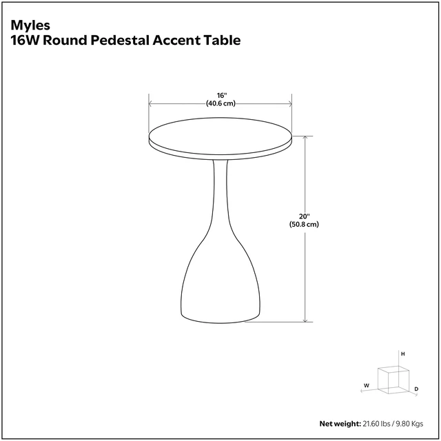Alt view image 7 of 7 - Kenzo 16 Inch Wide Aluminum and Side Table, Black, MDF