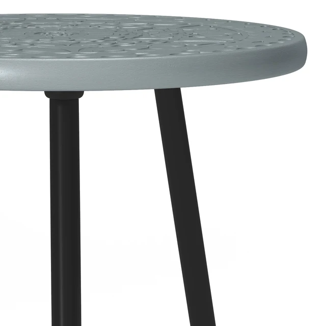Alt view image 5 of 7 - Northview Solid Side Table, Grey, Wood and Metal