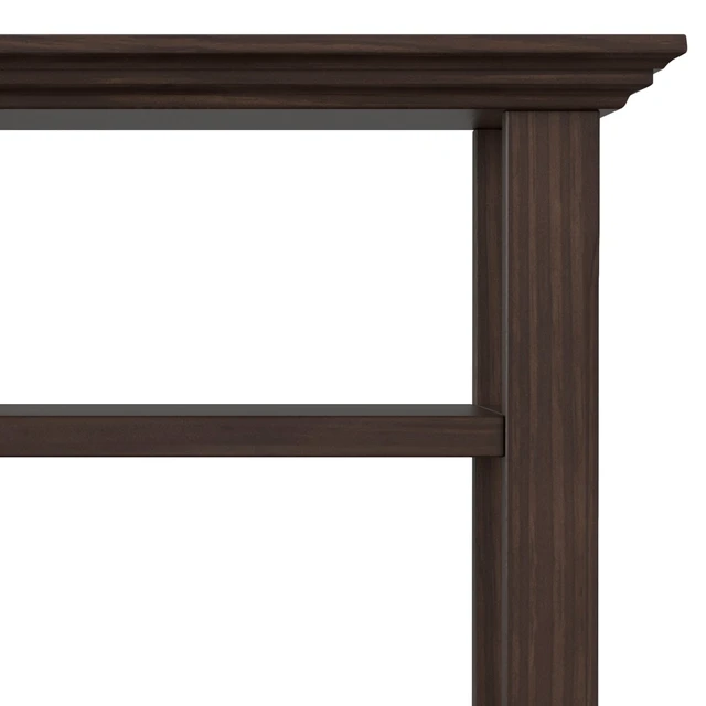 Alt view image 5 of 7 - Brunswick 19 Inch Wide Solid End Table, Brown, Wood