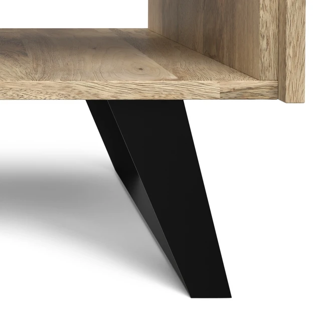 Alt view image 5 of 7 - End Table in Refined, Brown, Wood and Metal
