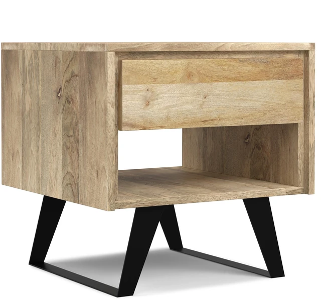 Main image of End Table in Refined, Brown, Wood and Metal