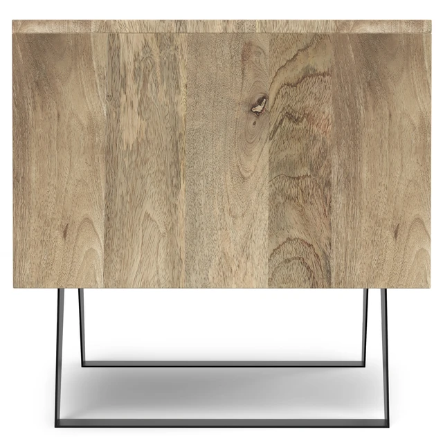 Alt view image 4 of 7 - End Table in Refined, Brown, Wood and Metal