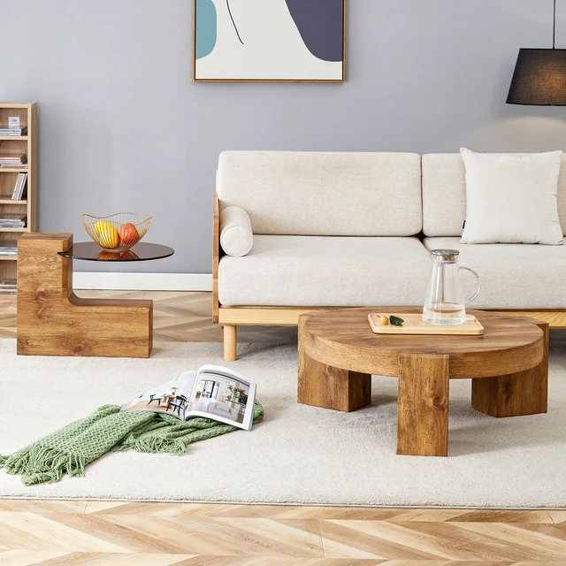 Alt view image 3 of 7 - Detachable Double Decker Coffee Table, Design More Precious and the Detachable Design Can Make the Use Space More