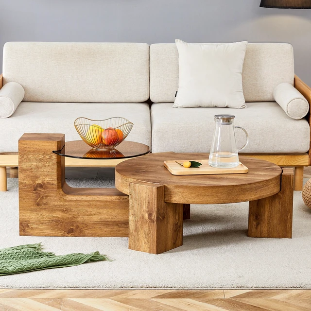 Alt view image 4 of 7 - Detachable Double Decker Coffee Table, Design More Precious and the Detachable Design Can Make the Use Space More