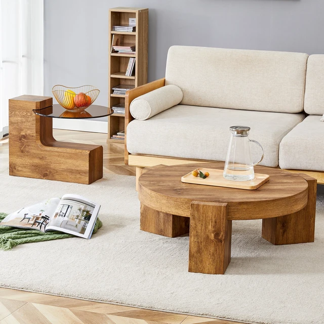 Alt view image 5 of 7 - Detachable Double Decker Coffee Table, Design More Precious and the Detachable Design Can Make the Use Space More