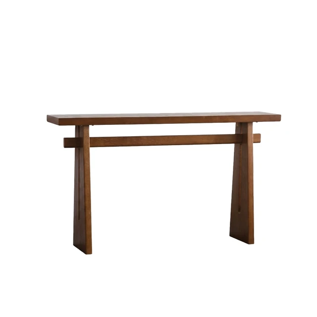 Alt view image 7 of 7 - MDF Console Table, 55 Inch Narrow Entryway Sofa Table Accent with Double Support Frame Easy Assembly Console for Living