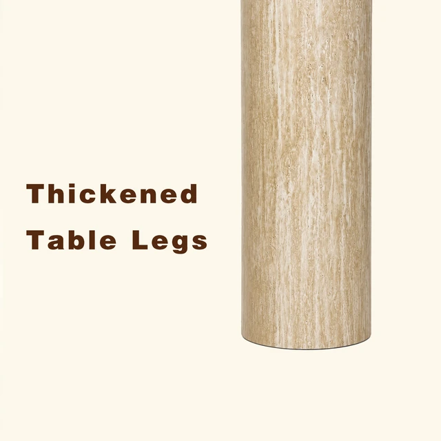 Alt view image 7 of 7 - Texture MDF Console Table, 47 Inch Curved Narrow Entryway Sofa Table Accent with U-Shaped Legs Easy Assembly Decorative