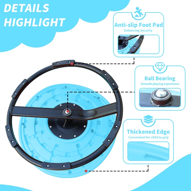 Alt view image 2 of 7 - Sensory Spinning Chair for Autistic Kids, Swivel Chair Sensory Toys Gifts for Toddlers with Sit and Spin Toys Training