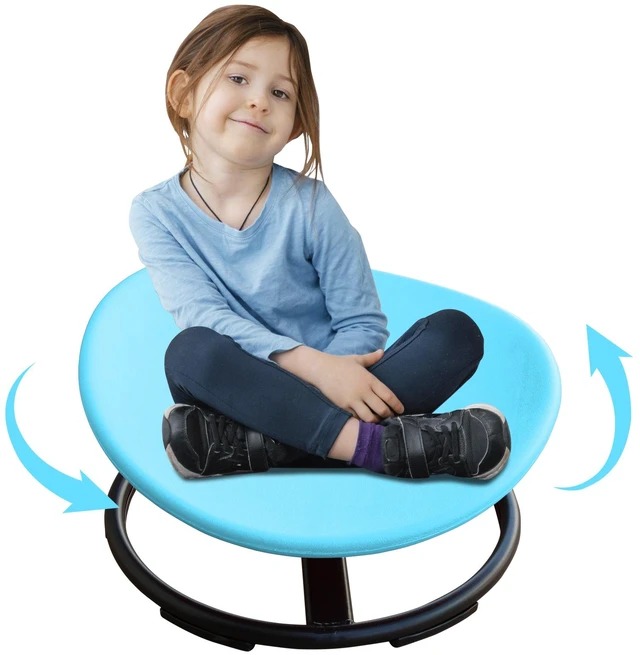Main image of Sensory Spinning Chair for Autistic Kids, Swivel Chair Sensory Toys Gifts for Toddlers with Sit and Spin Toys Training