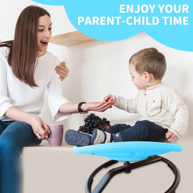 Alt view image 4 of 7 - Sensory Spinning Chair for Autistic Kids, Swivel Chair Sensory Toys Gifts for Toddlers with Sit and Spin Toys Training