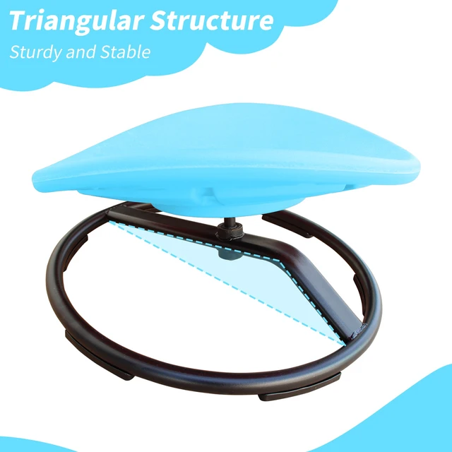 Alt view image 5 of 7 - Sensory Spinning Chair for Autistic Kids, Swivel Chair Sensory Toys Gifts for Toddlers with Sit and Spin Toys Training