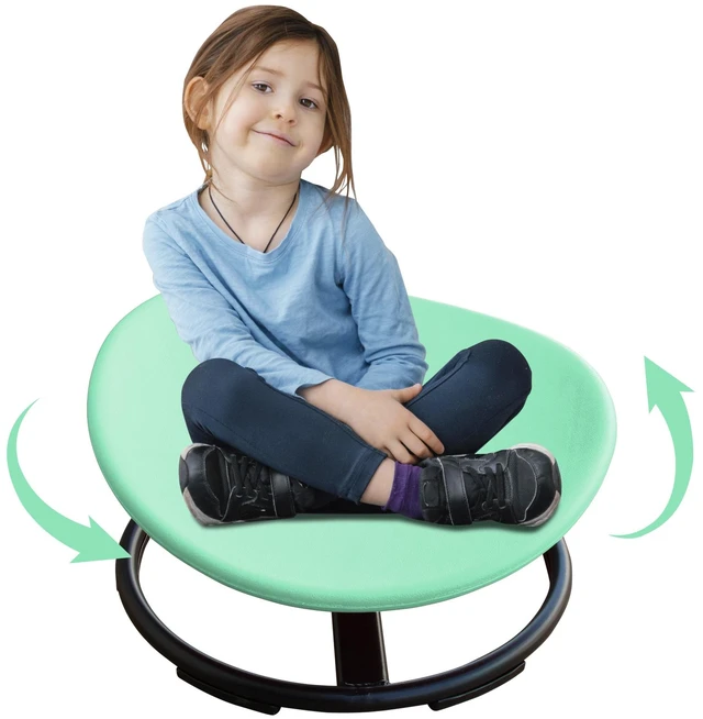 Main image of Sensory Spinning Chair for Autistic Kids, Swivel Chair Sensory Toys Gifts for Toddlers with Sit and Spin Toys Training