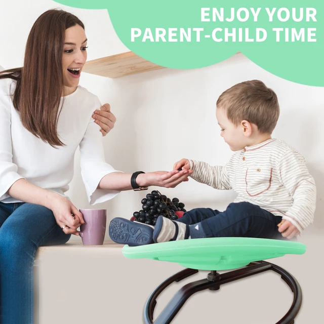 Alt view image 3 of 7 - Sensory Spinning Chair for Autistic Kids, Swivel Chair Sensory Toys Gifts for Toddlers with Sit and Spin Toys Training