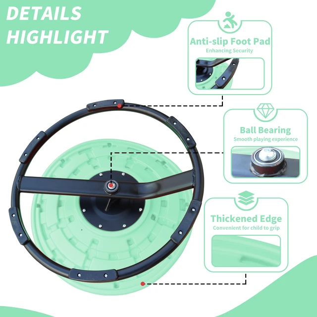 Alt view image 5 of 7 - Sensory Spinning Chair for Autistic Kids, Swivel Chair Sensory Toys Gifts for Toddlers with Sit and Spin Toys Training