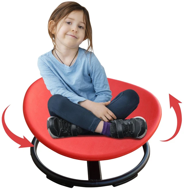 Main image of Sensory Spinning Chair for Autistic Kids, Swivel Chair Sensory Toys Gifts for Toddlers with Sit and Spin Toys Training