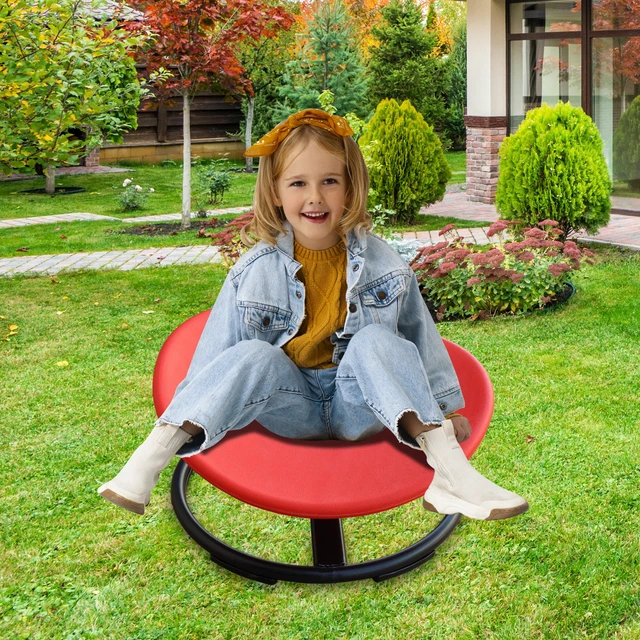 Alt view image 4 of 7 - Sensory Spinning Chair for Autistic Kids, Swivel Chair Sensory Toys Gifts for Toddlers with Sit and Spin Toys Training