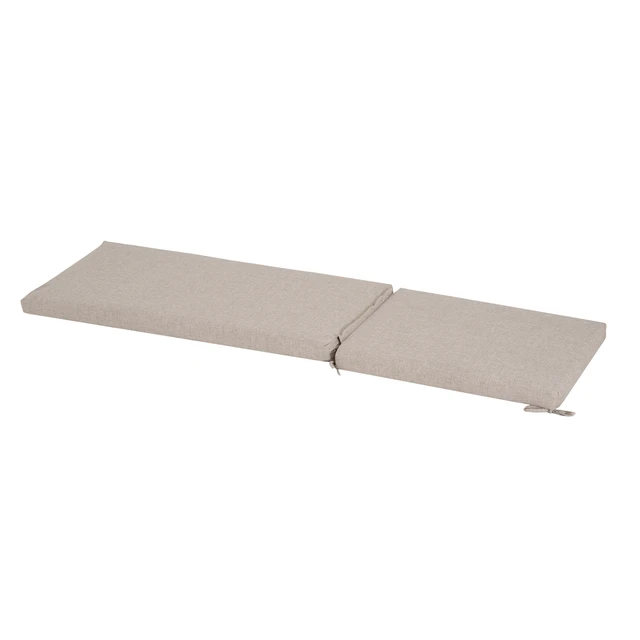 Alt view image 4 of 7 - Outdoor Chaise Lounge Cushion, Beige, Fabric and Foam