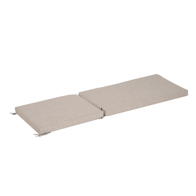Alt view image 6 of 7 - Outdoor Chaise Lounge Cushion, Beige, Fabric and Foam