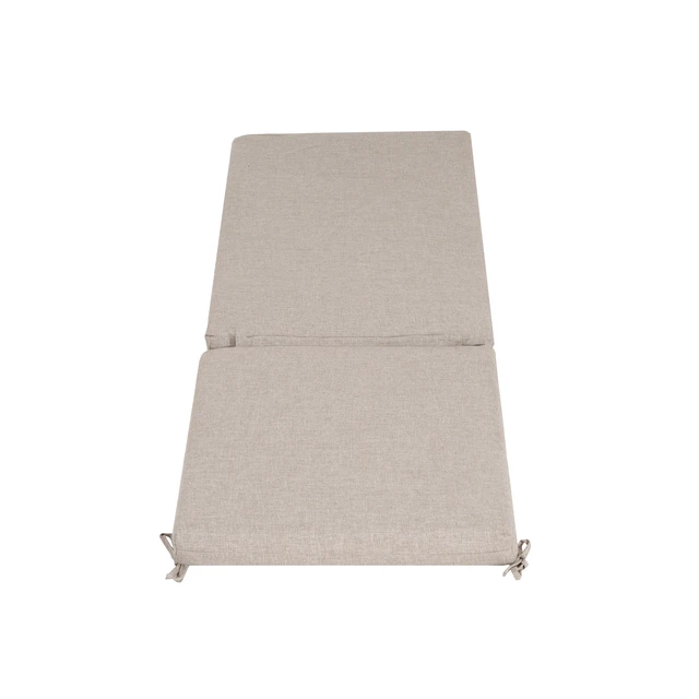Alt view image 5 of 7 - Outdoor Chaise Lounge Cushion, Beige, Fabric and Foam