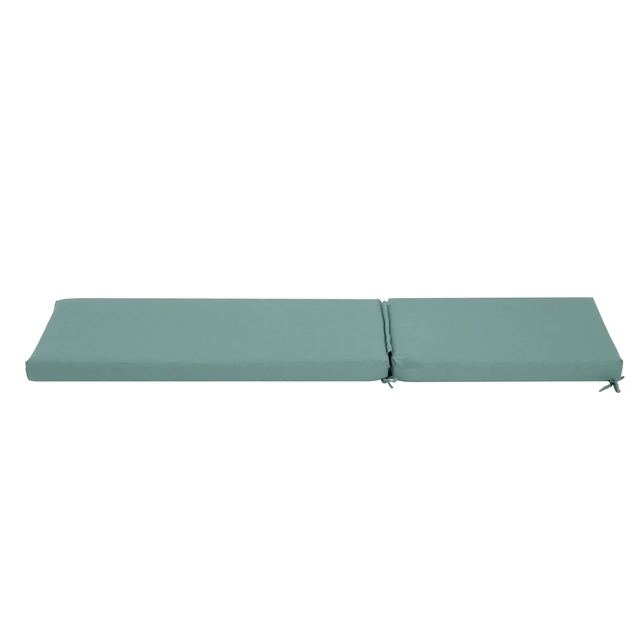 Alt view image 3 of 7 - Outdoor Chaise Lounge Cushion, Teal, Fabric
