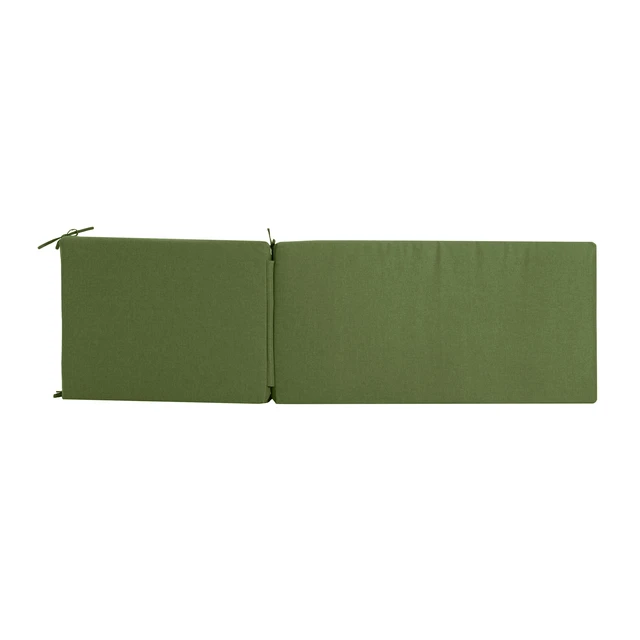 Alt view image 7 of 7 - Outdoor Chaise Lounge Cushion, Green, Fabric and Foam