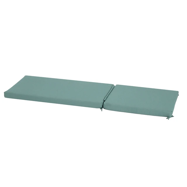 Alt view image 4 of 7 - Outdoor Chaise Lounge Cushion, Teal, Fabric