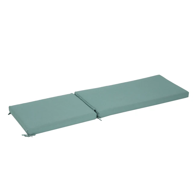 Alt view image 6 of 7 - Outdoor Chaise Lounge Cushion, Teal, Fabric