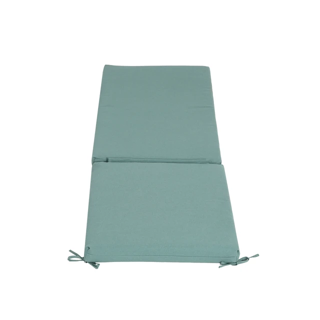 Alt view image 5 of 7 - Outdoor Chaise Lounge Cushion, Teal, Fabric