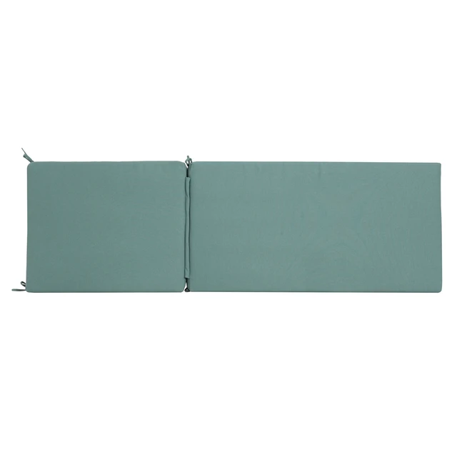 Alt view image 7 of 7 - Outdoor Chaise Lounge Cushion, Teal, Fabric
