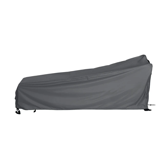 Alt view image 4 of 7 - Shield Outdoor Slope Chaise Lounge Cover, Dark Gray, Fabric