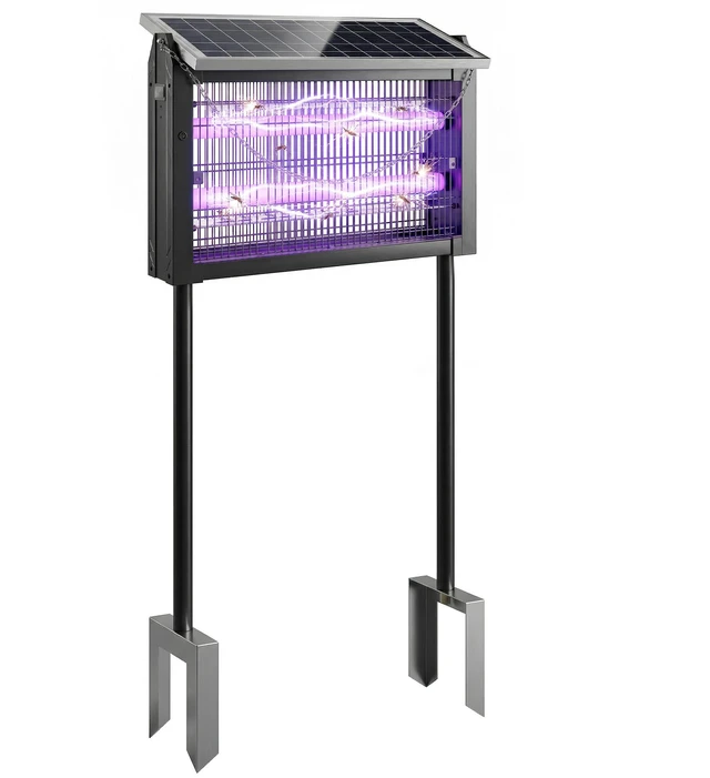 Main image of Solar Zapper Outdoor, Electric Zapper with 14 ft Extension Cord Indoor USB Charging Killer with Dusk To-Dawn Control