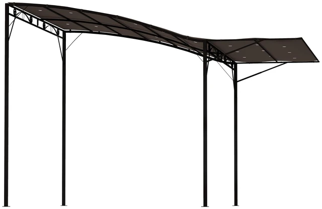 Main image of 10 Outdoor Pergola and Patio Gazebo, Extendable Side Awning Sun Shade Shelter for Garden Camper Deck Doors