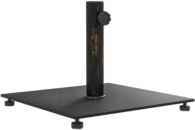 Main image of Square Patio Umbrella Base, 29 LBS Metal Umbrella Stand Base with Adjustable Foot Pads Heavy Duty Patio Holder for 1.9