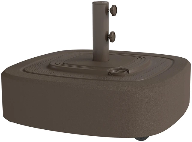 Main image of Patio Umbrella Base with Wheels, Umbrella Stand with 110 LBS Sand 86 LBS Water Filled Outdoor Stand Holder for 1.9 Inch