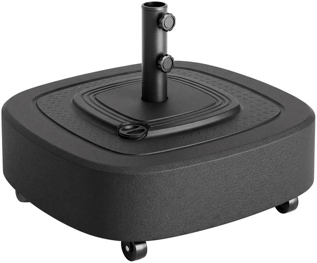 Main image of Patio Umbrella Base with Wheels, Umbrella Stand with 110 LBS Sand 86 LBS Water Filled Outdoor Stand Holder for 1.9 Inch