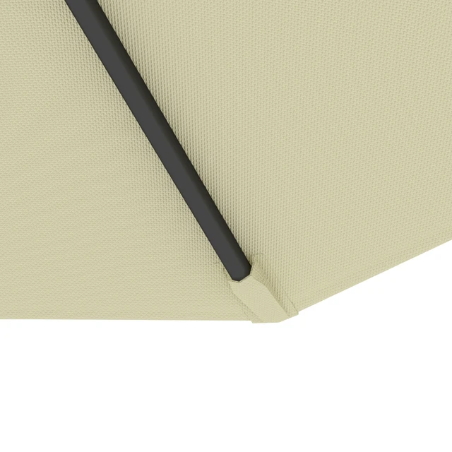 Alt view image 2 of 7 - Cantilever Hanging Tilt Offset Patio Umbrella with and Water Fighting Material and Cross Base Weight Not Included